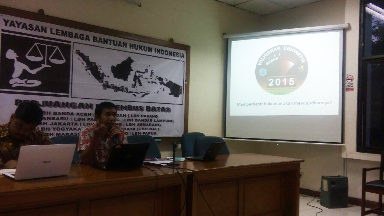 Diskusi: Mengawal Proses Legislasi UU Narkotika